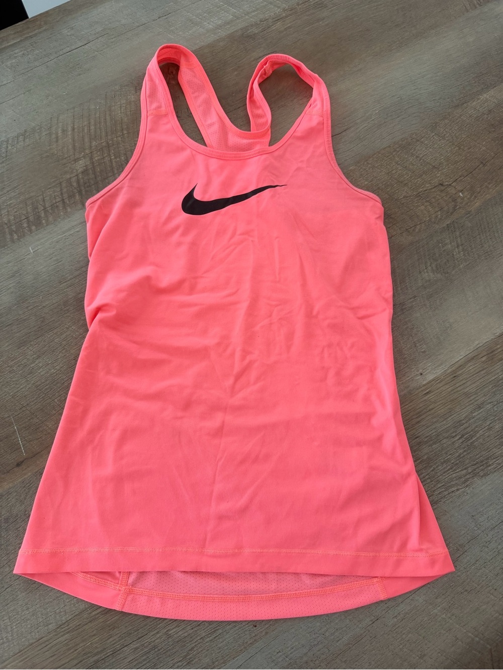 Nike Dri-FIT Pink Racerback Swoosh Running Tank | XS